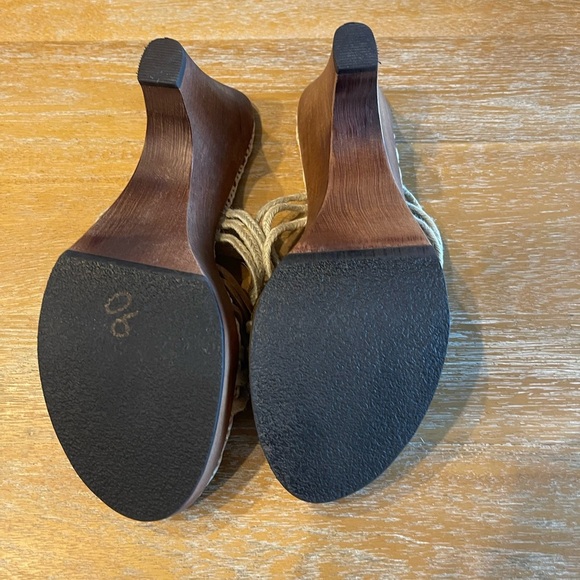 Sam Edelman Brown Woven Women's Sandals SZ 10 - Picture 5 of 6